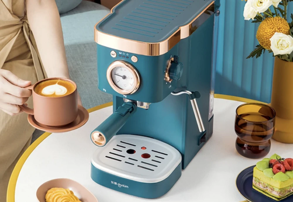 espresso machine with steamer and grinder